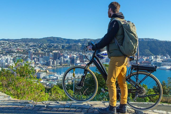 View from electric biking to Mt Victoria